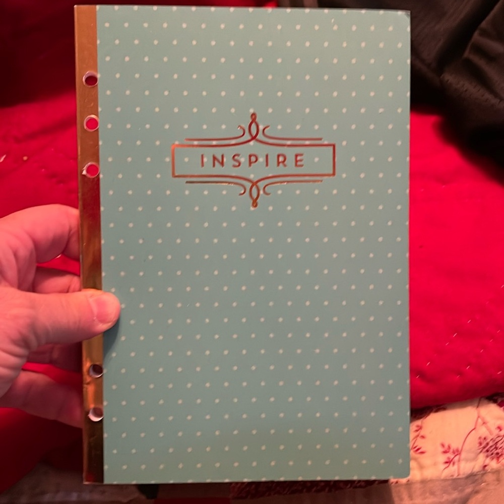 Inspire journal. Never used. Includes 40 sheets. Pics of pages included